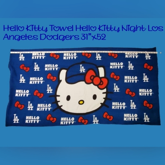 Hello Kitty Los Angeles Dodgers Towel and Tumble Bundle - Picture 7 of 11